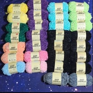 30 Brand New Skeins Premier Just Chenille Yarn Smoke Free Various Colors
